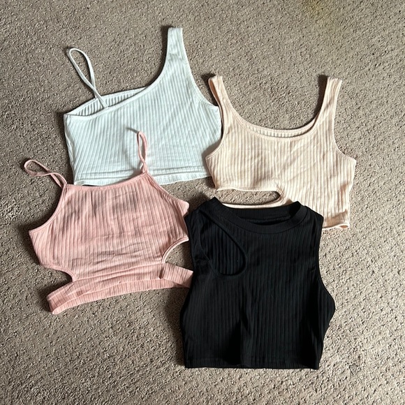 4 peice crop top cami, for summer - Picture 1 of 10